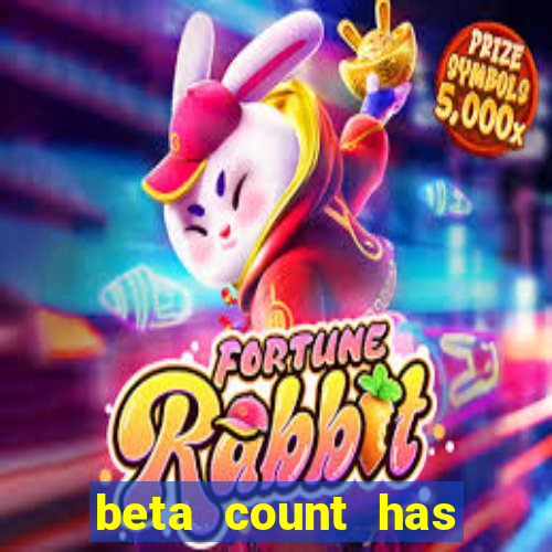 beta count has changed pt br